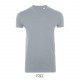 Tee Shirt SOL'S IMPERIAL FIT, Couleur : Gris Pur, Taille : S
