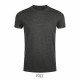 Tee Shirt SOL'S IMPERIAL FIT, Couleur : Anthracite Chiné, Taille : S