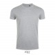 Tee Shirt SOL'S IMPERIAL FIT, Couleur : Gris Chiné, Taille : S