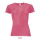 Tee Shirt SOL'S SPORTY Femme, Couleur : Corail Fluo, Taille : XS