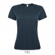 Tee Shirt SOL'S SPORTY Femme, Couleur : Bleu Pétrole, Taille : XS