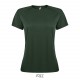Tee Shirt SOL'S SPORTY Femme, Couleur : Vert Forêt, Taille : XS