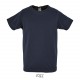 Tee Shirt SOL'S SPORTY Enfant, Couleur : French Marine, Taille : 6 Ans
