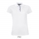 Polo SOL'S PERFORMER Femme, Couleur : Blanc, Taille : S