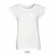Tee Shirt SOL'S MELBA, Couleur : Blanc, Taille : S