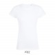 Tee Shirt SOL'S MAGMA Femme, Couleur : Blanc, Taille : S