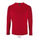 Tee Shirt SOL'S SPORTY LSL Homme, Couleur : Rouge, Taille : S