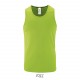 Tee Shirt SOL'S SPORTY TT Homme, Couleur : Vert Fluo, Taille : S