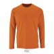 Tee Shirt SOL'S IMPERIAL LSL Homme, Couleur : Orange, Taille : S