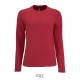 Tee Shirt SOL'S IMPERIAL LSL Femme, Couleur : Rouge, Taille : S