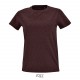 Tee Shirt SOL'S IMPERIAL FIT Femme, Couleur : Oxblood Chiné, Taille : S
