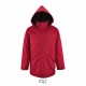 Parka SOL'S ROBYN, Couleur : Rouge, Taille : XS