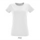 Tee Shirt SOL'S REGENT FIT Femme, Couleur : Blanc, Taille : S