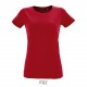 Tee Shirt SOL'S REGENT FIT Femme, Couleur : Rouge, Taille : S
