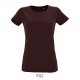 Tee Shirt SOL'S REGENT FIT Femme, Couleur : Oxblood, Taille : S