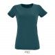 Tee Shirt SOL'S REGENT FIT Femme, Couleur : Bleu Canard, Taille : S