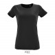 Tee Shirt SOL'S REGENT FIT Femme, Couleur : Noir Profond, Taille : S