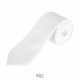 Cravate en Satin de Polyester Sol's Garner, Couleur : Blanc