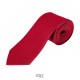 Cravate en Satin de Polyester Sol's Garner, Couleur : Rouge