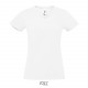 Tee Shirt SOL'S IMPERIAL V Femme, Couleur : Blanc, Taille : S