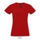 Tee Shirt SOL'S IMPERIAL V Femme, Couleur : Rouge, Taille : S