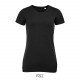 Tee Shirt SOL'S MILLENIUM Femme, Couleur : Noir Profond, Taille : S