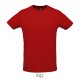 Tee-Shirt Sol's Sprint, Couleur : Rouge, Taille : 3XL