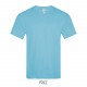 Tee Shirt SOL'S Victory, Couleur : Bleu Atoll, Taille : S