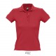 Polo SOL'S PEOPLE, Couleur : Rouge, Taille : 3XL