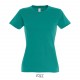 Tee Shirt SOL'S IMPERIAL Femme, Couleur : Emeraude, Taille : S