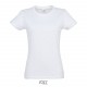 Tee Shirt SOL'S IMPERIAL Femme, Couleur : Blanc Chiné, Taille : S