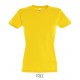 Tee Shirt SOL'S IMPERIAL Femme, Couleur : Jaune, Taille : S