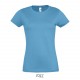 Tee Shirt SOL'S IMPERIAL Femme, Couleur : Aqua, Taille : S