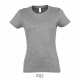 Tee Shirt SOL'S IMPERIAL Femme, Couleur : Gris Chiné, Taille : 3XL