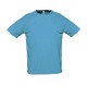 Tee-Shirt Sol's Sporty, Couleur : Bleu, Taille : XXS