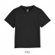 Tee Shirt SOL'S MOSQUITO, Couleur : Noir Profond, Taille : 3 / 6 Mois