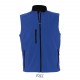 Softshell Homme Sans Manches Sol's Rallye Men, Couleur : Royal, Taille : S