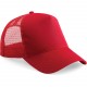 Casquette Américaine Beechfield, Couleur : Classic Red / Classic Red