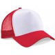 Casquette Américaine Beechfield, Couleur : Classic Red / White