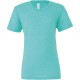 T-Shirt Homme Triblend Col Rond, Couleur : Sea Green Triblend, Taille : XXL