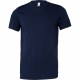 T-Shirt Homme Triblend Col Rond, Couleur : Solid Navy Triblend, Taille : XXL
