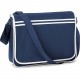 Sac Messenger Rétro, Couleur : French Navy / White, Taille : 
