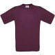 T-Shirt Enfant : Exact 150 Kids, Couleur : Burgundy, Taille : 3 / 4 Ans
