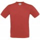 T-Shirt Col V Manches Courtes : Exact V-Neck , Couleur : Red (Rouge), Taille : S