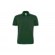 POLO HOMME HEAVYMILL, Couleur : Bottle Green, Taille : S