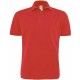 POLO HOMME HEAVYMILL, Couleur : Red (Rouge), Taille : 3XL