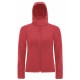 Veste Capuche Softshell Femme, Couleur : Red (Rouge), Taille : S