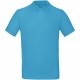 Polo bio homme, Couleur : Very Turquoise, Taille : 3XL