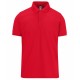 My Polo 180 Homme Manches Courtes, Couleur : Red, Taille : S