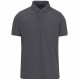 My Eco Polo 65/35 Homme Manches Courtes, Couleur : Dark Grey, Taille : 4XL